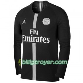 Billige Fotballdrakter Paris Saint-Germain Jodan Svart Tredjedraktsett 2018/19 Langermet